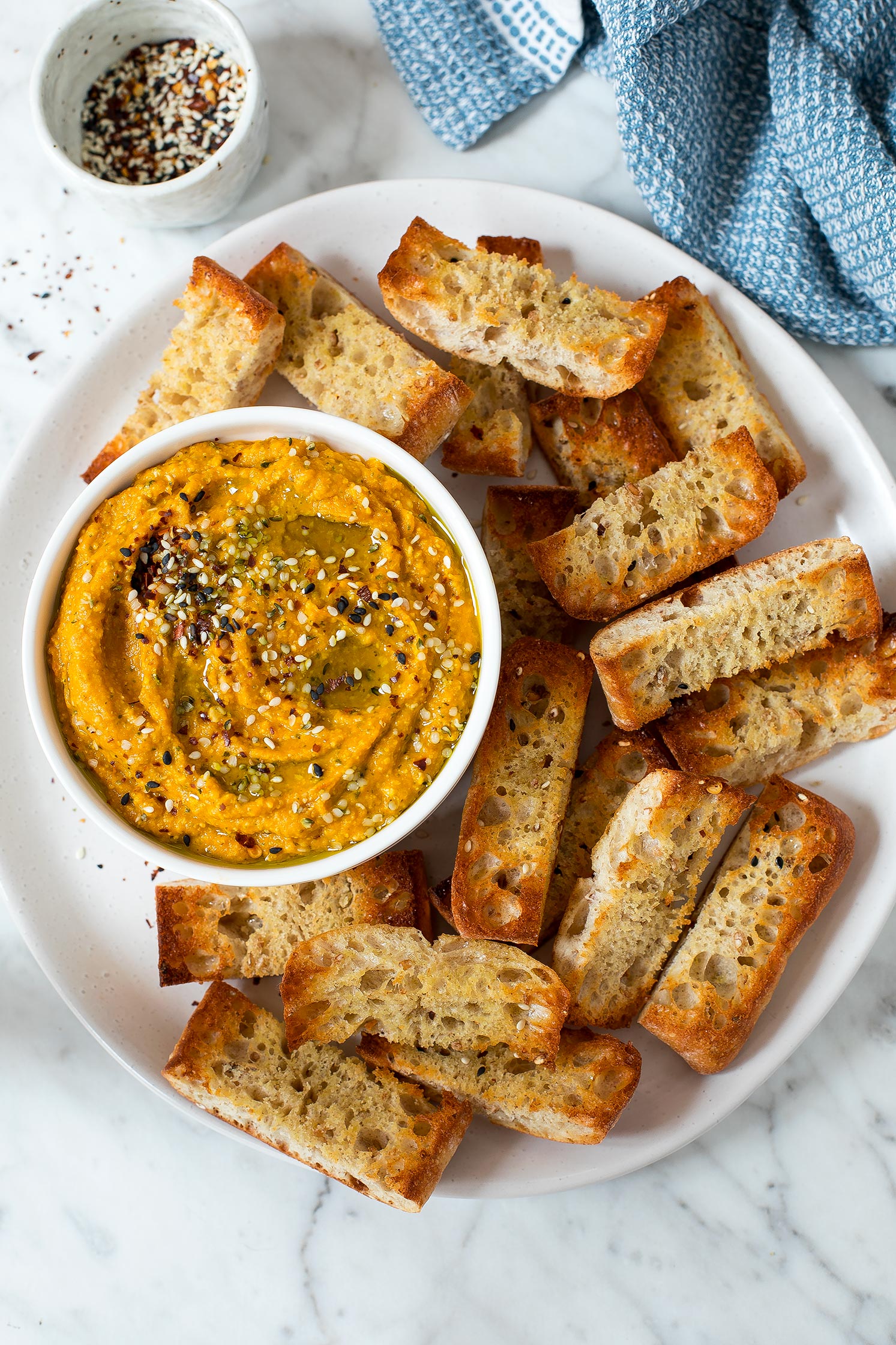CHUNKY ROASTED ZUCCHINI DIP - CookVegetarian
